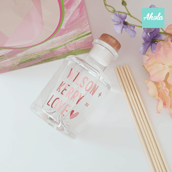 【Me+You=Love】Floral Reed Diffuser with Essential Oils 小花束香薰擴香瓶