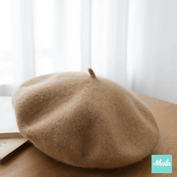 【French】Wool Beret Hat 畫家帽 (3-5個工作天完成)