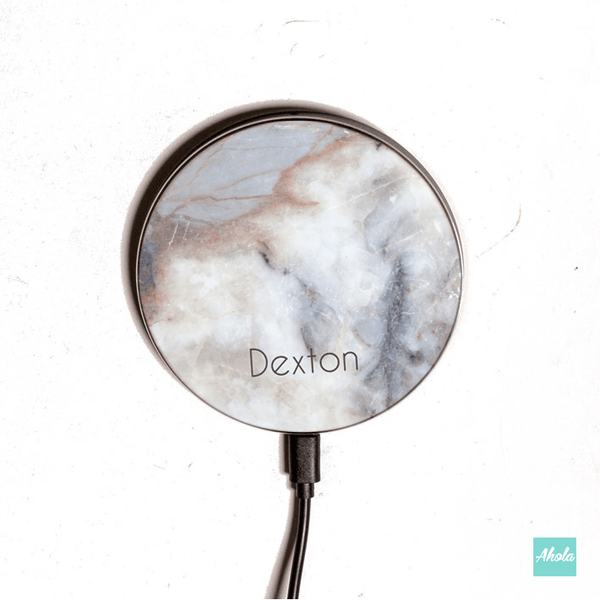 【Marble】10W Ultra thin FastWireless Charger Pad 雲石名字無線差電板 - Ahola