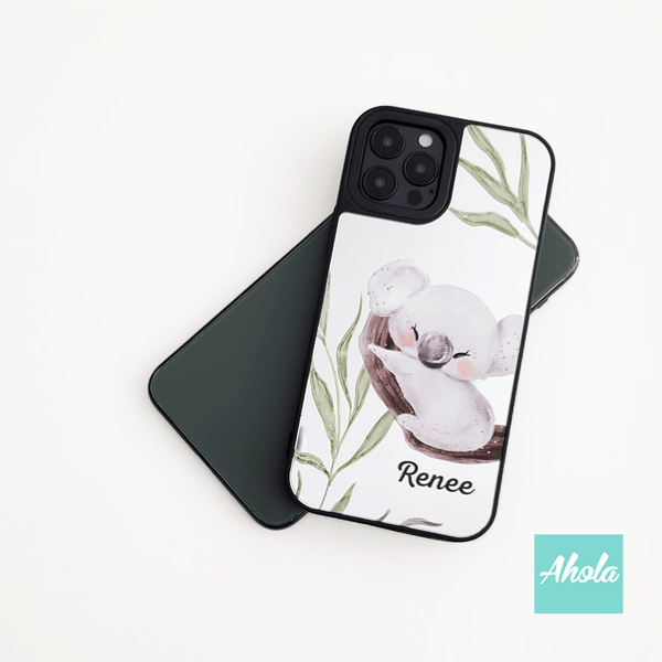 【Koala】Protective Mirror Phone Case 全包邊樹熊鏡面名字電話殼