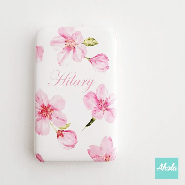 【Cherry Blossom】Portable Power Bank with built-in wire 櫻花內置線便攜式差電器 - Ahola