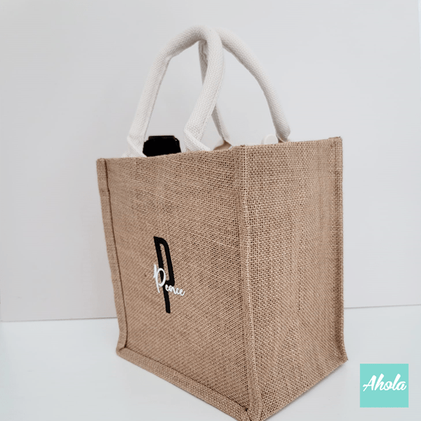 【Daily】Burlap tote bag 粗麻布手提袋