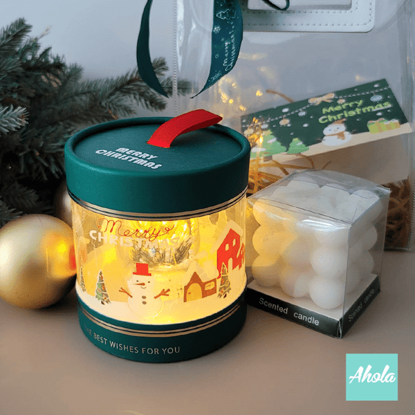 【Rituals】Christmas Built-in Lighting Baubles and Scented candle gift set 星形名字可發光裝飾球+香氛蠟燭禮品套裝 (3-5個工作天完成)