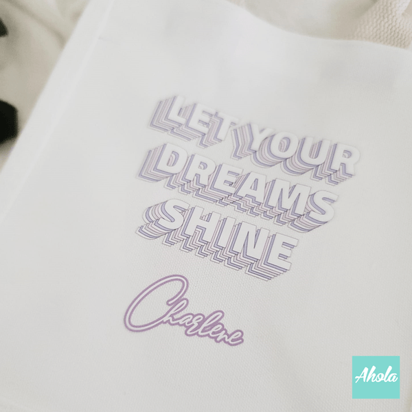 【Let Your Dreams Shine】Canvas tote bag 帆布手提袋