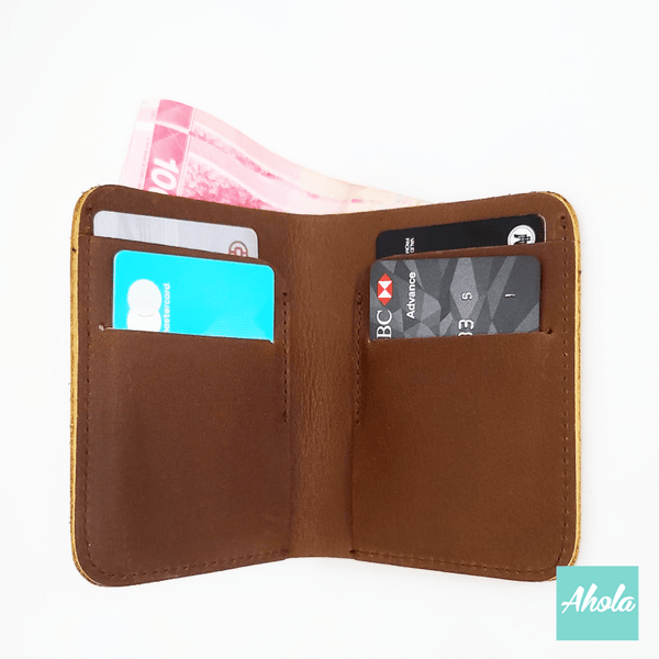 【Bellroy】Genuine Leather Fold Card Wallet 牛皮刻字銀包