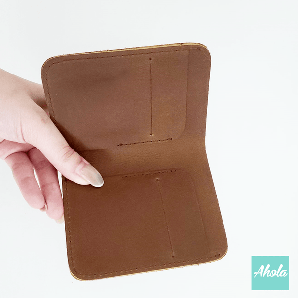 【Bellroy】Genuine Leather Fold Card Wallet 牛皮刻字銀包