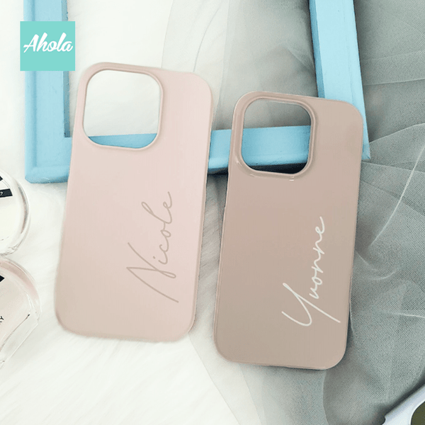 【Terre】Matte / Glossy Personalised Phone Case 亮面/啞面名字電話殼