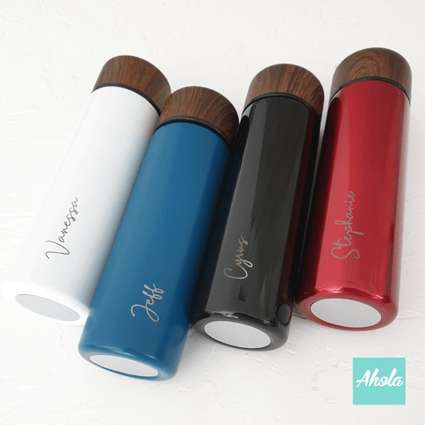 【Oma】Engraved Name Stainless Steel Hot or Cold Mini Bottle 迷你刻名不鏽鋼保冷/保温樽