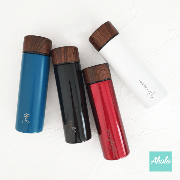 【Oma】Engraved Name Stainless Steel Hot or Cold Mini Bottle 迷你刻名不鏽鋼保冷/保温樽