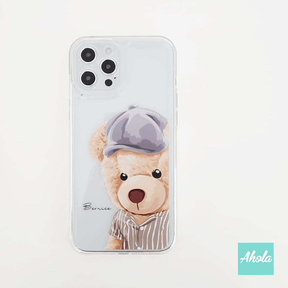 【Bears】Soft TPU transparent phone case 小熊高保護透明電話軟殼
