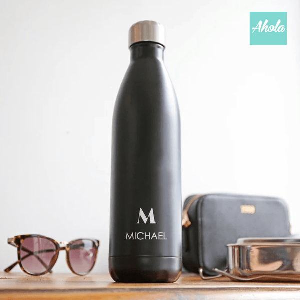 【Initiales】Engraved Stainless Steel Hot or Cold Bottle 刻名不鏽鋼保冷/保温樽