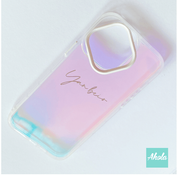 【Shiny】Iridescent iPhone Case 名字幻彩手機殼