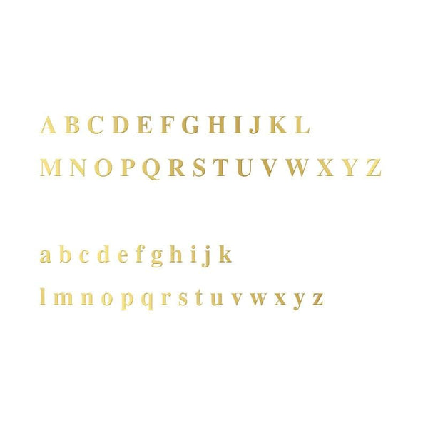 【Oro】Gold Letter Transparent Phone Case 金色字母硬底全包軟邊矽膠電話殼