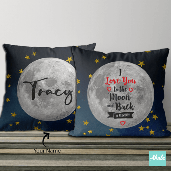 【I love you to the moon and back 】Cushion 我愛你到地老天荒咕𠱸套 (**送咕𠱸芯) - Ahola