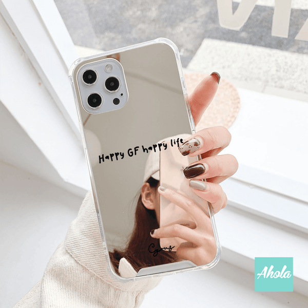 【Cute Quote】Protective Mirror Phone Case 全包邊鏡面名字電話殼