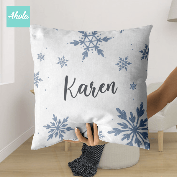 【Snowflake】Cushion Cover 冬日雪花咕𠱸套 (**送咕𠱸芯)