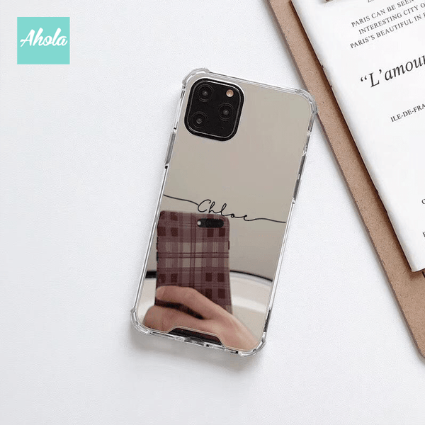【Tilly】Protective Mirror Phone Case 全包邊鏡面名字電話殼