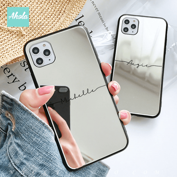 【Tilly】Protective Mirror Phone Case 全包邊鏡面名字電話殼