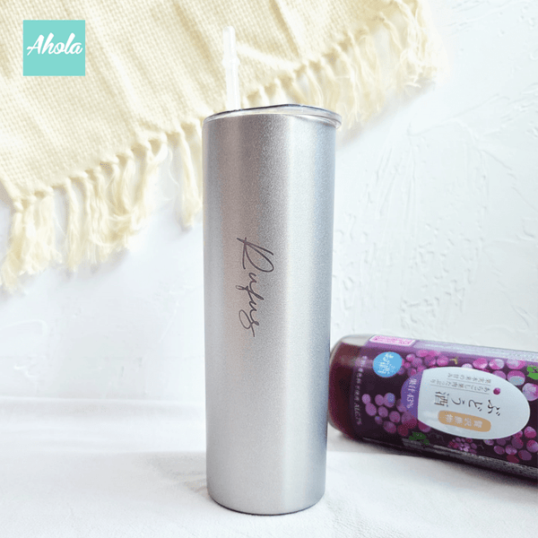 【Sippy】Stainless Steel Tumbler with Lid and Straw 不鏽鋼保冷/保温吸管杯