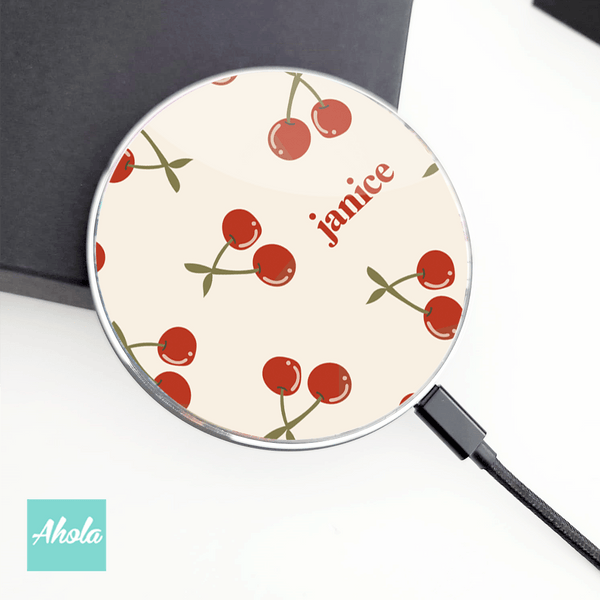 【Cherries】15W Ultra thin FastWireless Charger Pad 自定名字無線差電板