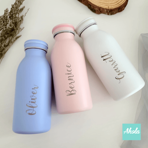 【Kelly】Engraved Stainless Steel Hot or Cold Bottle 刻名不鏽鋼保冷/保温樽