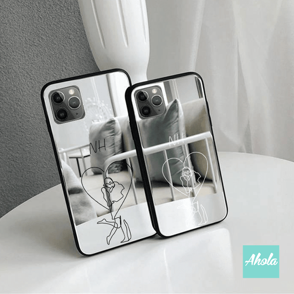 【Kapel】Protective Mirror Phone Case 全包邊鏡面名字電話殼