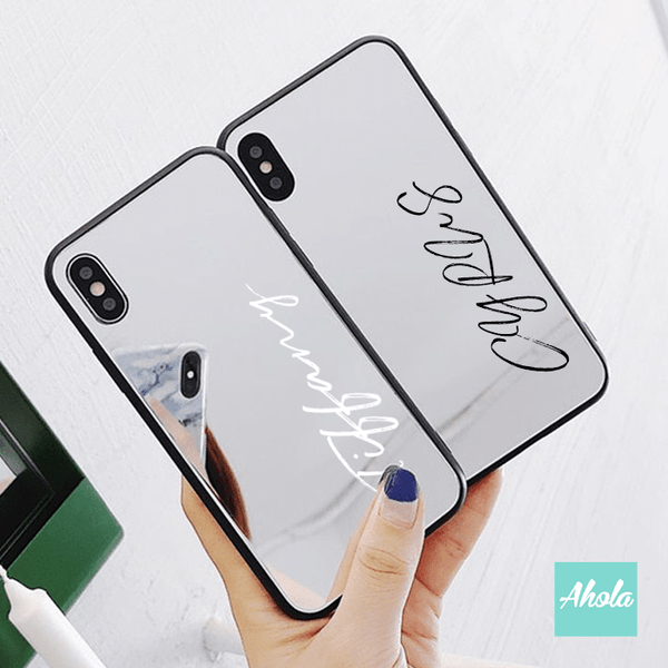 【Frex】Protective Mirror Phone Case 全包邊鏡面名字電話殼