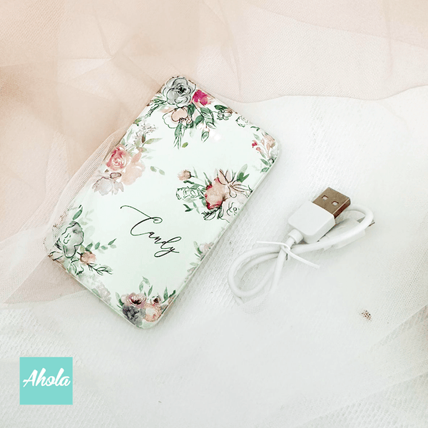 【Blooms】Power Bank+Make Up Bag Gift Set 便攜式差電器+化妝袋禮盒套裝