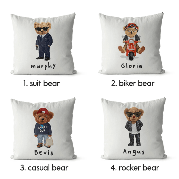 【Bears】Cushion Cover 小熊咕𠱸套 (**送咕𠱸芯)