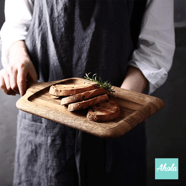 【Grill】Wood Cutting/Steak Board Set 斑馬木刻字多用途砧板(3-5個工作天完成)