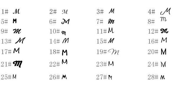 SP045 Block Monogram Initial 925 Sterling Sliver Name Earrings 字母組合耳環 📣由於農曆新年假期關係, 此產品最遲在1月24號落單/付款, 2月8左右完成寄出, 而1月25號至2月14號落單將會在3月頭/中寄出 - Ahola