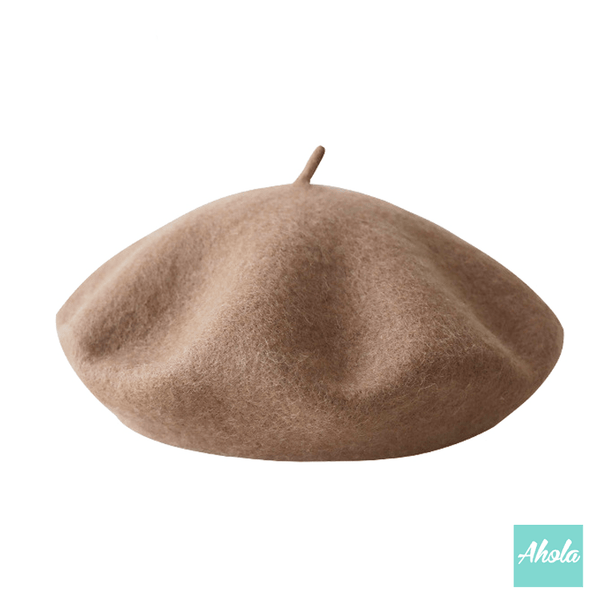 【French】Wool Beret Hat 畫家帽 (3-5個工作天完成)