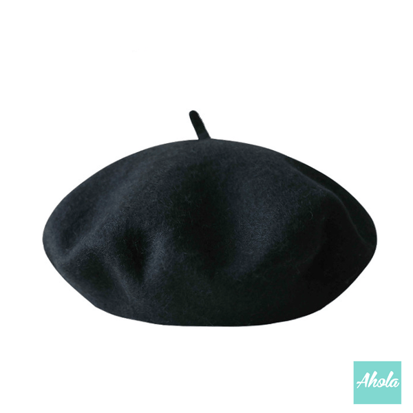 【French】Wool Beret Hat 畫家帽