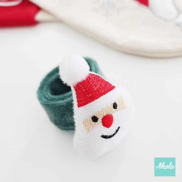 【Santa Snowman】Personalised Christmas Stocking with Accessories Set 印名可愛聖誕襪玩具飾品套裝