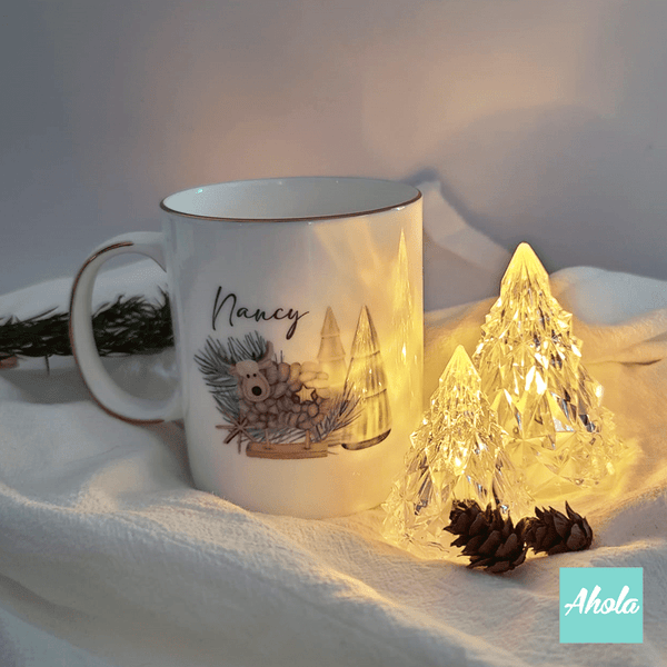 【Woolly】Iceberg Night Lights with Cup Gift Set 冰山小夜燈兩個配骨瓷杯禮品套裝