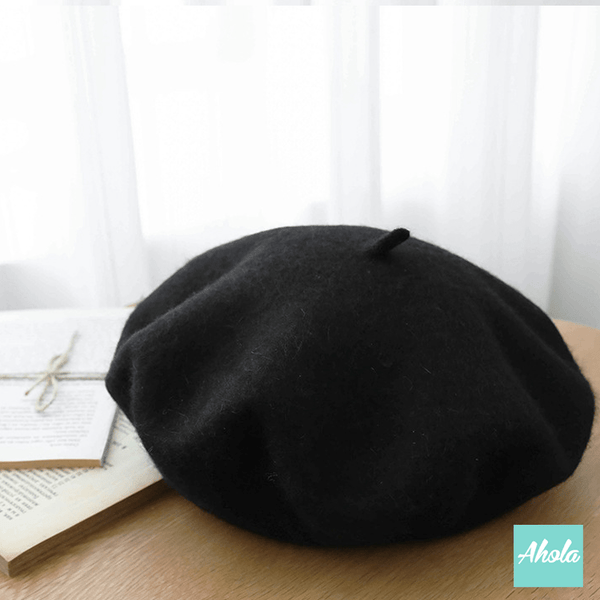 【French】Wool Beret Hat 畫家帽 (3-5個工作天完成)