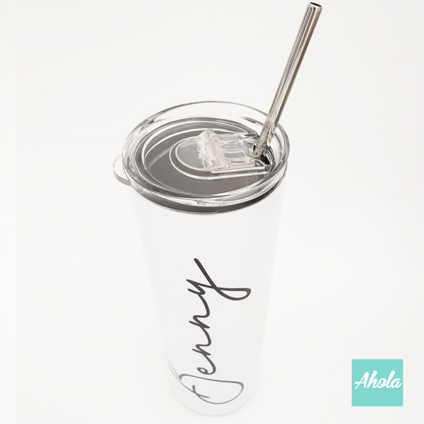 【Ello】Stainless Steel Tumbler with straw 不鏽鋼保冷/保温吸管杯 - Ahola