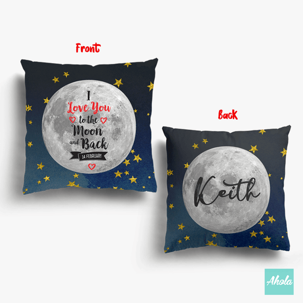 【I love you to the moon and back 】Cushion 我愛你到地老天荒咕𠱸套 (**送咕𠱸芯) - Ahola