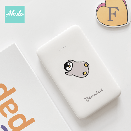 【Penguin】Portable Power Bank with built-in wire 內置線便攜式差電器