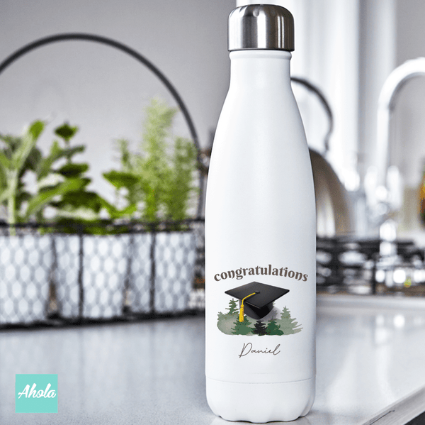 【Grad Hat】Stainless Steel Hot or Cold Bottle Black 不鏽鋼保冷/保温樽