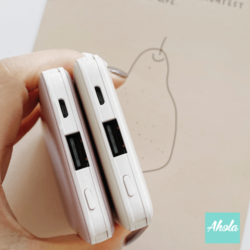 【French Lady】Portable Power Bank with built-in wire 內置線便攜式差電器 - Ahola