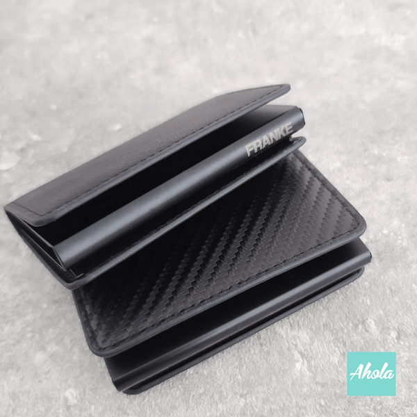 【Gox】RFID Blocking Automatic Popup Card Holder Wallet RFID防盜刷自動彈出卡包