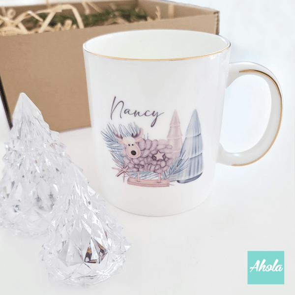 【Woolly】Iceberg Night Lights with Cup Gift Set 冰山小夜燈兩個配骨瓷杯禮品套裝