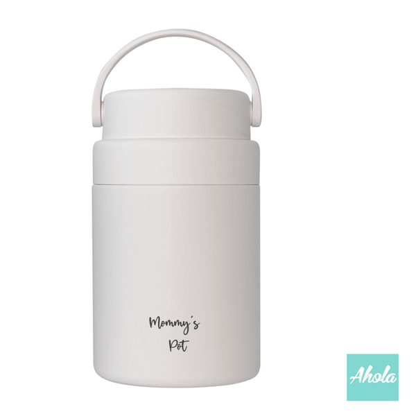 【White】 Engraved name Stainless Steel Insulated Flask 刻名不鏽鋼真空保溫瓶
