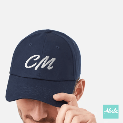 【2 Letters】3-D Embroidery Baseball cap 3-D 繡字母成人捧球帽