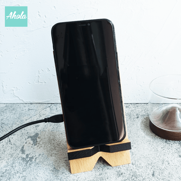 【Omi】15W Wood Qi  Wireless Charger Stand 刻名字木製無線差電座