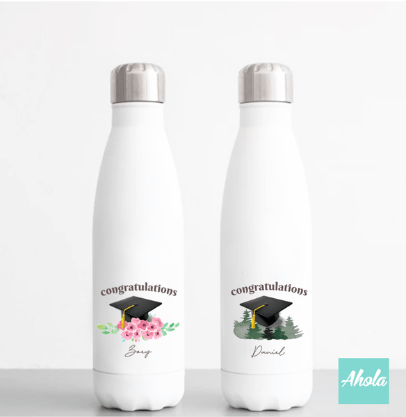 【Grad Hat】Stainless Steel Hot or Cold Bottle Black 不鏽鋼保冷/保温樽