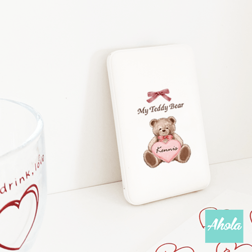 【My Teddy Bear】Portable Power Bank with built-in wire 內置線便攜式差電器