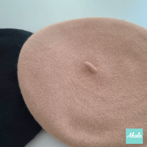 【French】Wool Beret Hat 畫家帽 (3-5個工作天完成)