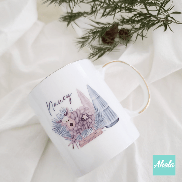 【Woolly】Iceberg Night Lights with Cup Gift Set 冰山小夜燈兩個配骨瓷杯禮品套裝